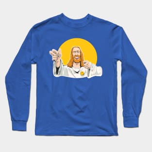 Trigger Finger ( Jesus is Cool Edit ) Long Sleeve T-Shirt